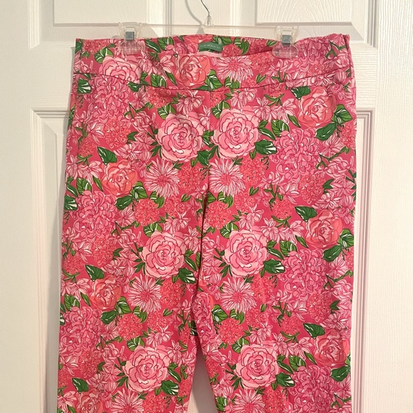 Lilly Pulitzer "Palm Beach Fit" Size 14 Blouse and Pants Set - Picture 4 of 7
